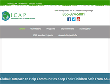 Tablet Screenshot of internationalcap.org